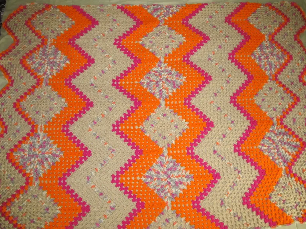 Granny and Granny Ripples Afghan