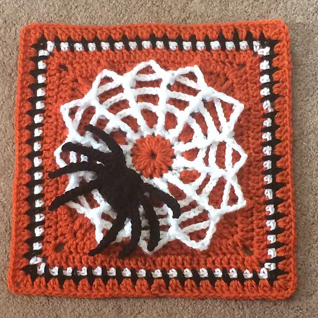 [Free Pattern] The Perfect Halloween Afghan Block - Daily Crochet