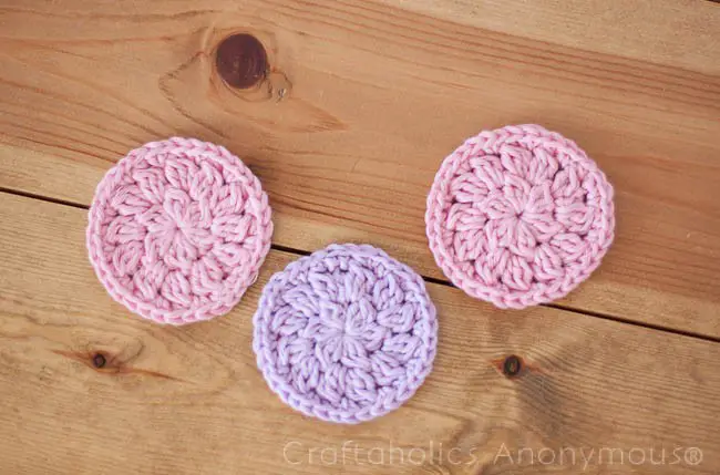 How to Crochet Reusable Face Washing Cloths 1