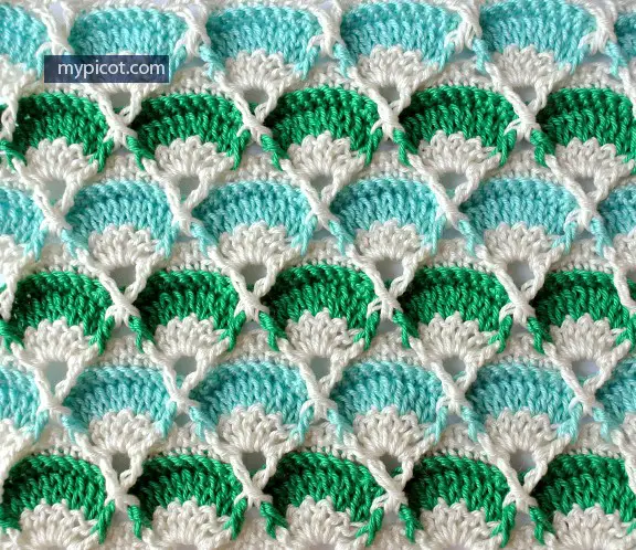 fan crochet stitch