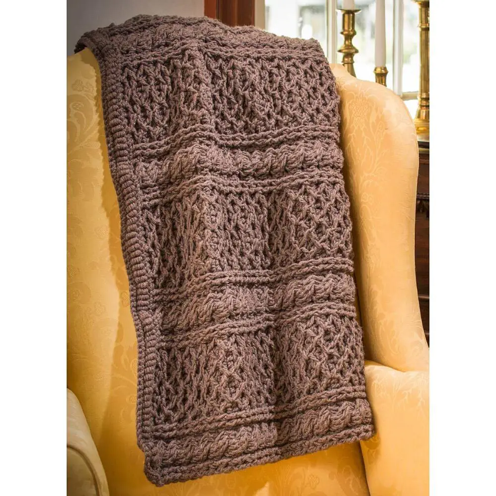 [Free Pattern] Get Cozy With This Classic Downton Abbey Mrs. Hughes' Afghan