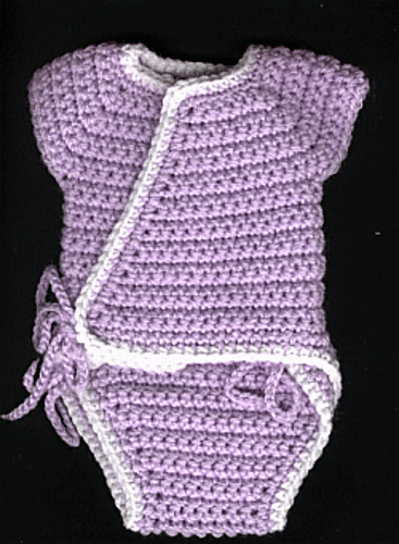 Single Crochet Diaper Shirt by AuntB