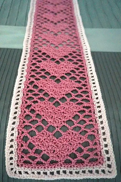 Sweetheart Lace Scarf by Adrienne Lash