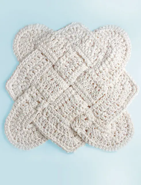 [Free Pattern] This Beautiful Crochet Dishcloth Will Bring The Magic Of Nautical Knots In Your Kitchen