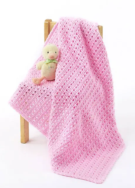 [Free Pattern] Fabulously Simple One Skein Baby Blanket
