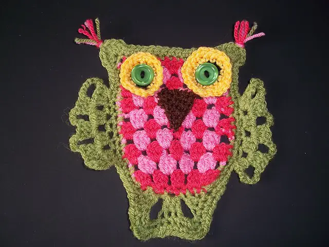 [Free Pattern] Hoot! Hoot! This Granny Stripe Owl Is So Cute