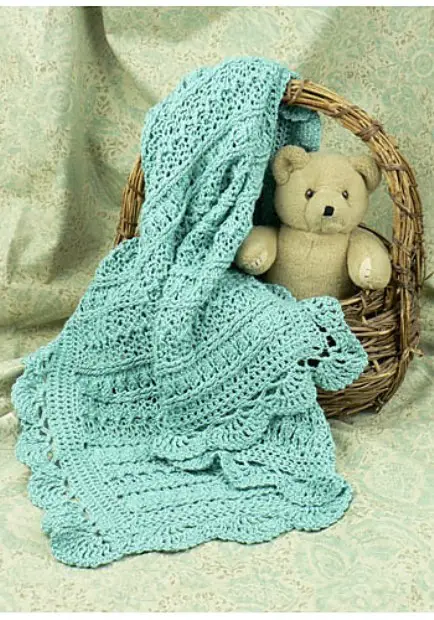 [Free Pattern] Adorable Pattern For Anyone In The Baby Blanket Making Mood