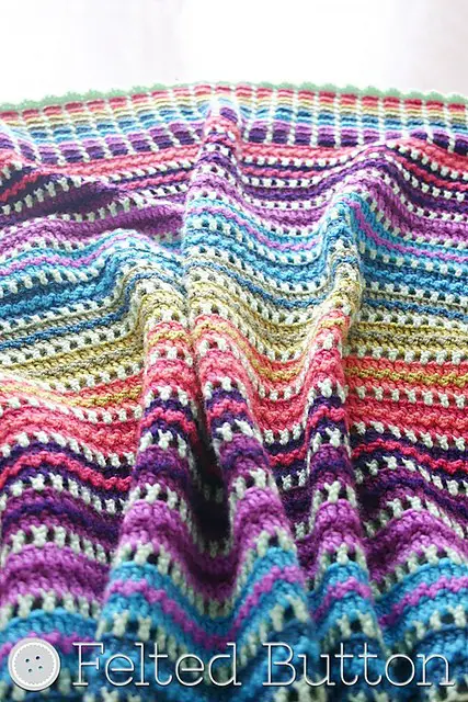 [Free Pattern] This Gorgeous And Fun Skittles Blanket Is A Party Of Color