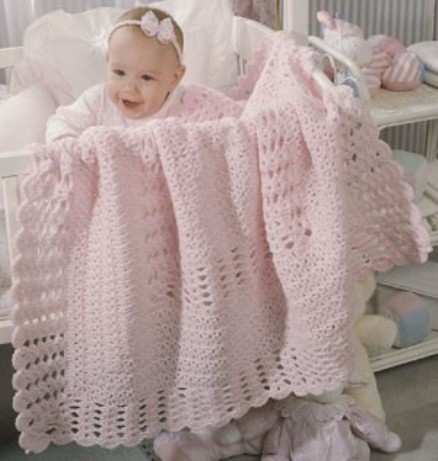 Very Quick And Absolutely Adorable This Baby Afghan Pattern Is The Perfect Pattern For A Last Minute Gift
