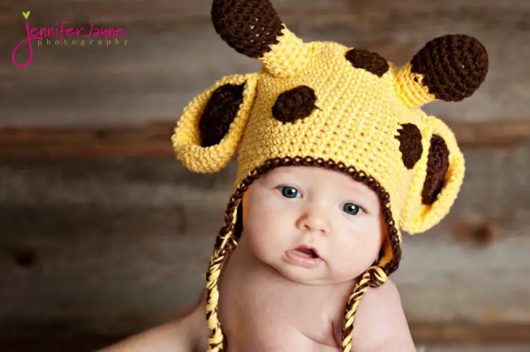 [Free Pattern] Incredibly Adorable Giraffe Crochet Hat All Babies Need