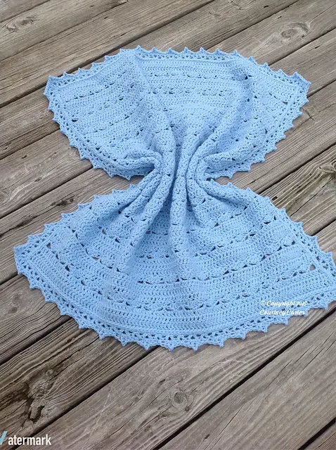 [Free Pattern] Simple Yet Beautiful, This Baby Blanket Is Simply Stunning