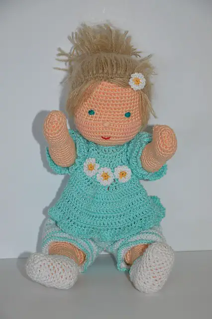 [Free Pattern] This Adorable Waldorf Inspired Baby Doll Makes A Perfect Gift For Any Baby Girl Who Adores Dollies