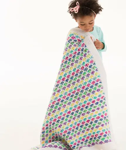 [Free Pattern] Cheerful Rainbow Blanket For Everyday Happiness