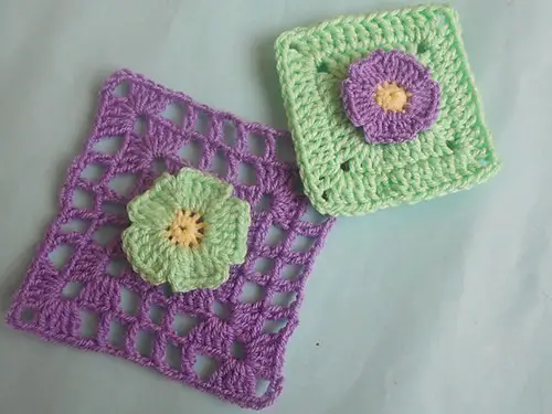[Free Pattern] These Crochet Daisy Flower Granny Squares Look So Beautiful!
