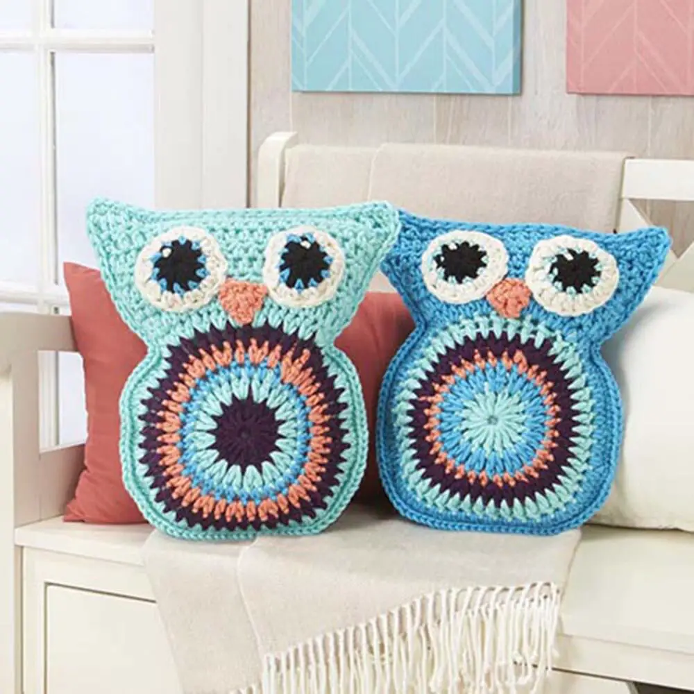 [Free Pattern] Super Cozy And Adorable Owl Pillow Pals