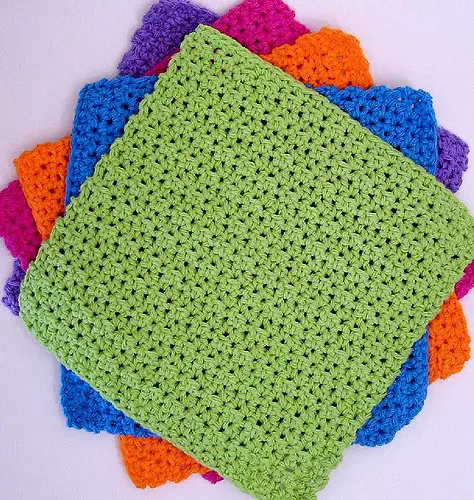 [Free Pattern] Easy Dishcloths Pattern That Works Up Quickly