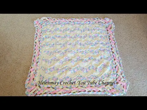 [Video Tutorial] How To Make A Gorgeous Crochet Heirloom Rainbow Chevron Baby Blanket