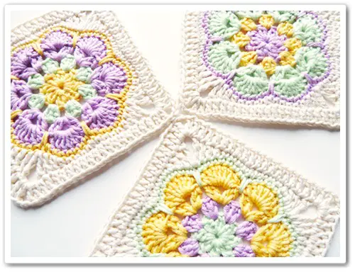 How To Turn The Crochet African Flower Into A Square!