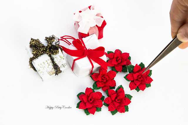 This Mini Poinsettia Free Crochet Pattern Truly Captures The Beauty Of The Real Flower