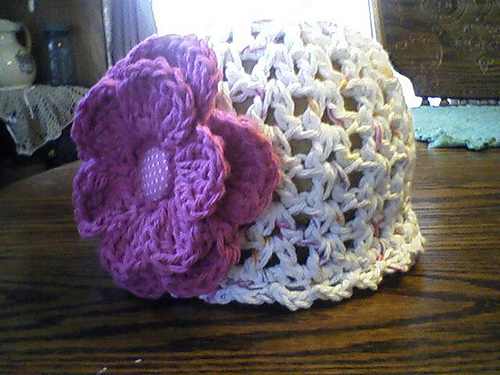 30-Minute Simply Adorable Crochet Baby Hat With Flower