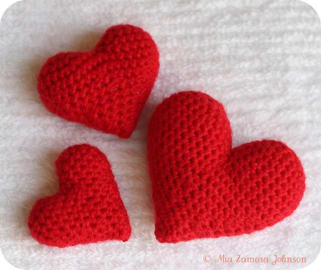 Super Quick And Easy Crochet Heart Amigurumi Pattern