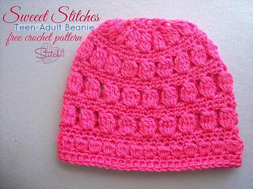 Charming Crochet Beanie For Teens And Adults 