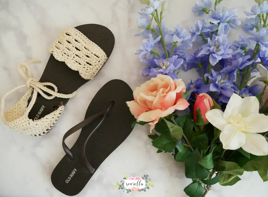 How To Make Cute Crochet Sandals With Flip Flop Soles