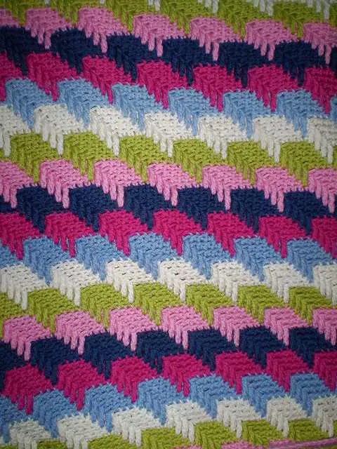 Gorgeous Apache Tears Afghan Free Crochet Pattern
