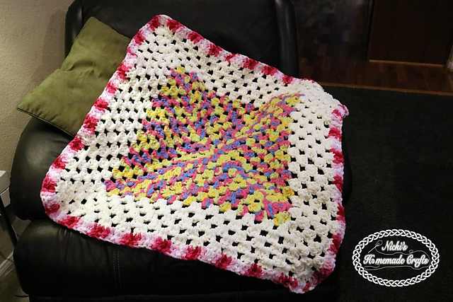 This Adorable Granny Square Blanket Is Perfect For Your Little Girl Or Boy