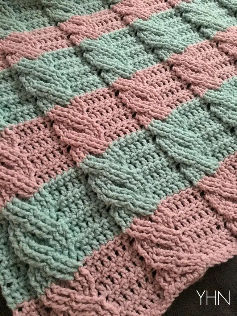 Easy Crochet Cable Blanket Any Size You Wish Daily Crochet