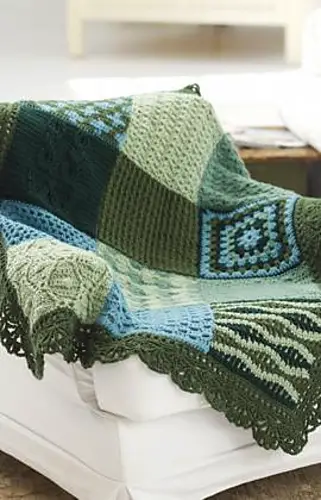 [Free Pattern] This Gorgeous Sampler Afghan Is The Perfect Learn-To-Crochet Project