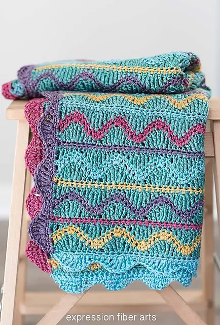 Cuddly-Soft Squiggles Baby Blanket
