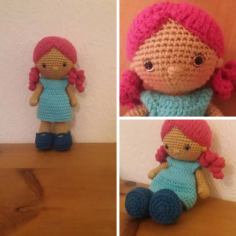 Lovely Little Crochet Doll Free Pattern : Weebee Special Edition Nelly Doll