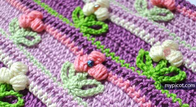 Learn A New Crochet Stitch: Crochet Puff Flower Stitch