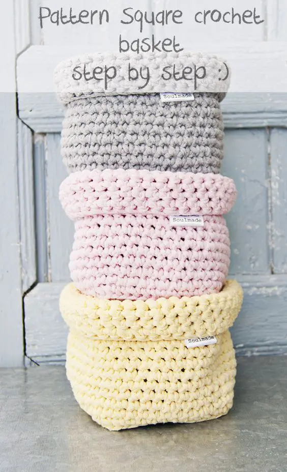 [Free Pattern] Fabulous Zpagetti Square Basket You Can Make For Everyone In Your Life