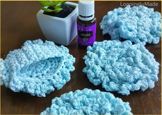 [Free Pattern] These Ruffles Face Scrubbies Make Really Cute And Useful Gifts!