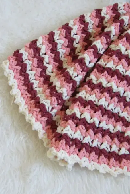 4.5 Hour Baby Blanket Crochet Pattern