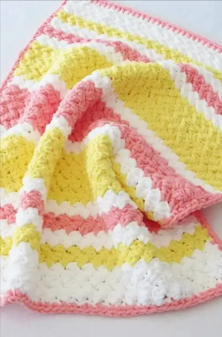 Marshmallow Crochet Baby Afghan