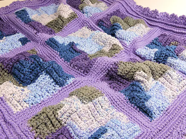 [Free Pattern] Gorgeous Starry Night Baby Blanket Is An Awesome Blanket For Children