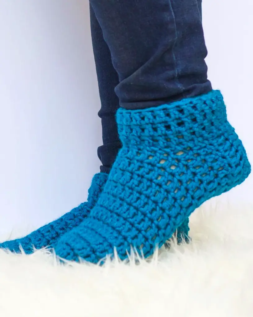 Crochet Slipper Socks Free Pattern