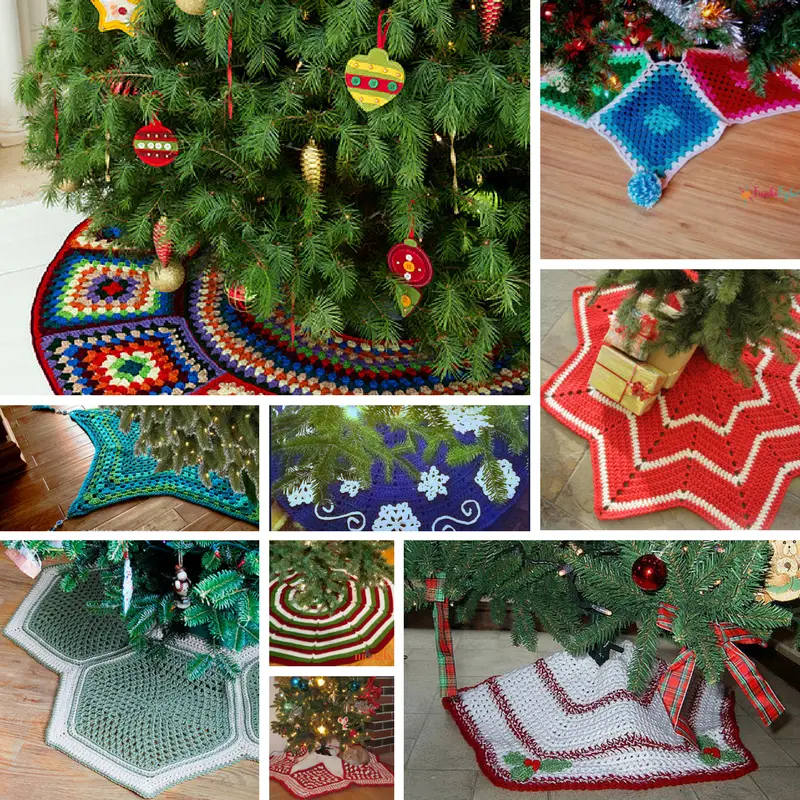 Crochet Christmas Skirt Free Patterns