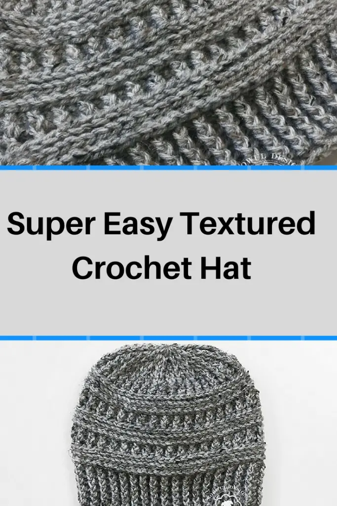 [Free Pattern] Super Easy Textured Crochet Hat