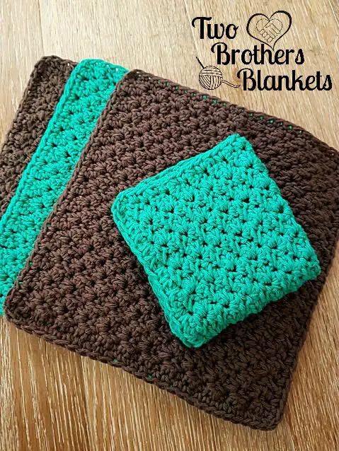 [Free Pattern] Amazingly Beautiful Boston Stitch Combo Washcloth With The Perfect Texture For Washing Dishes Or Soaking In The Tub