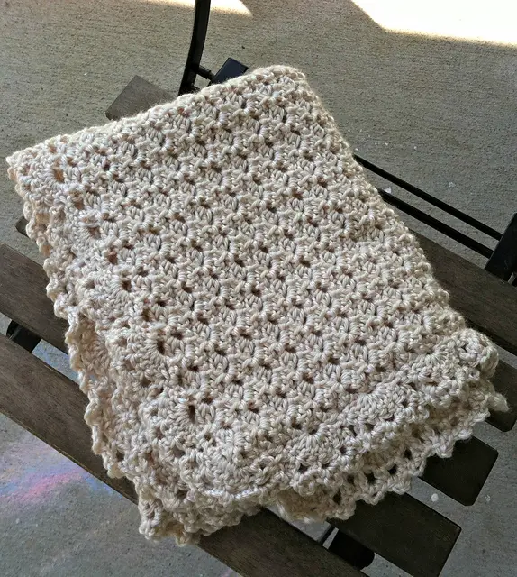 [Free Pattern] The Prettiest Lace Baby Blanket You’ll Ever Make