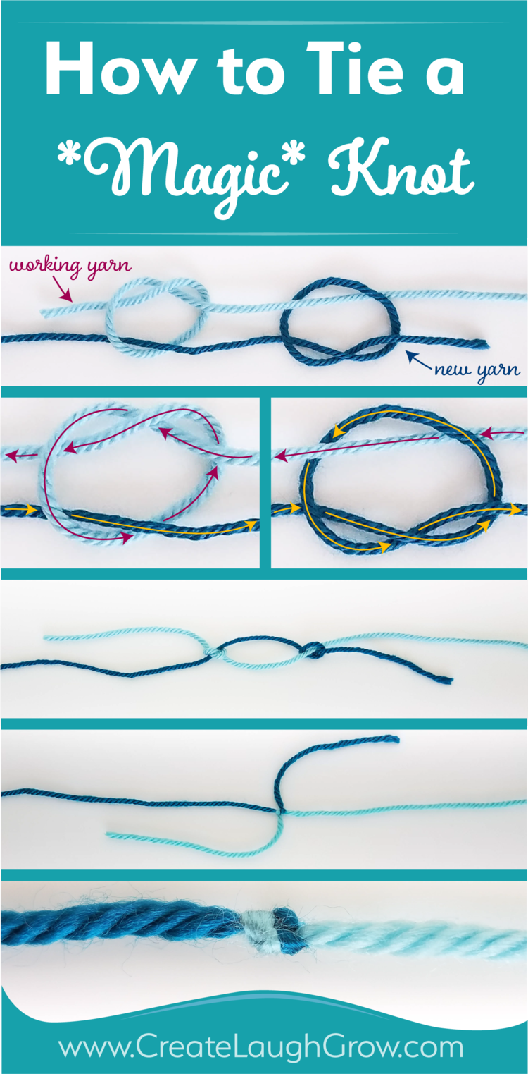 How To Join Yarn Using The Magic Knot Technique
