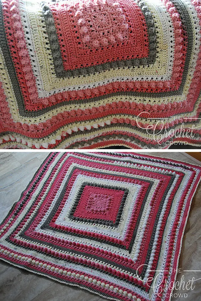 [Free Pattern] The Most Huggable Crochet Love Blanket In The World!