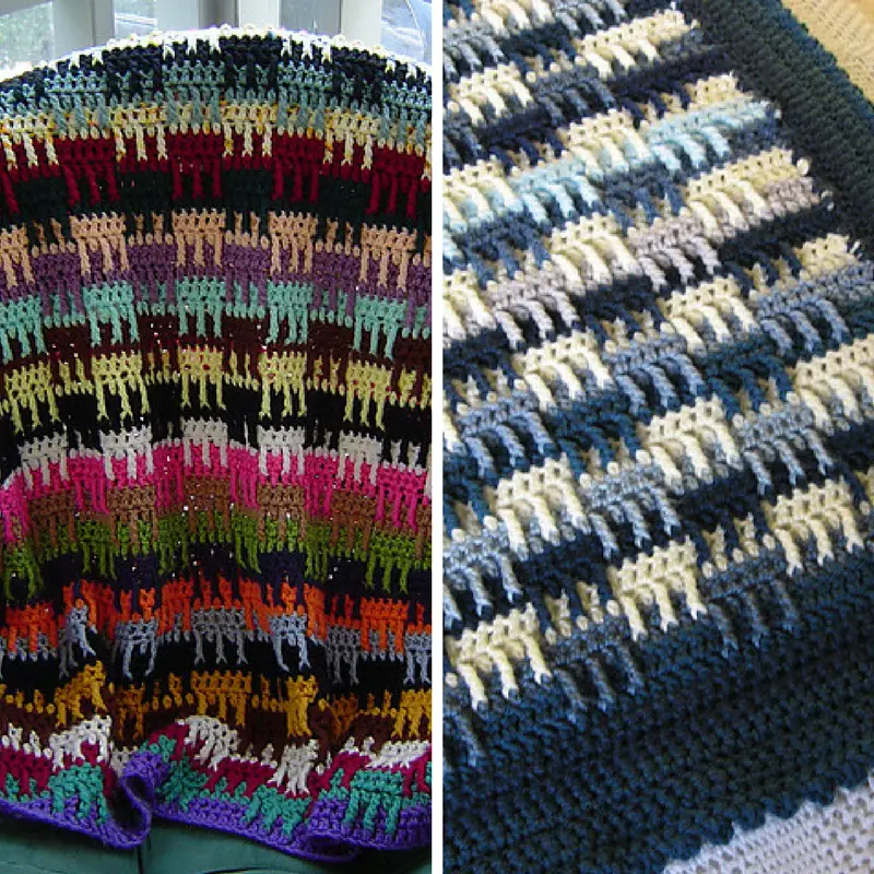 [Free Pattern] This Afghan Crochet Pattern Is Perfect Stash Buster