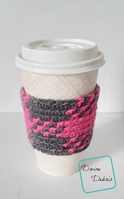 [Free Pattern] Stylish Little Cup Cozy