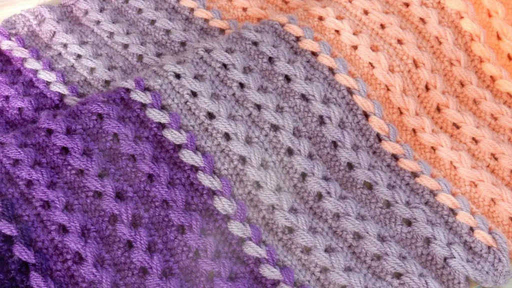Wonderful Technique To Create An Amazing Mile-a-Minute Loop Stitch Braid Baby Blanket