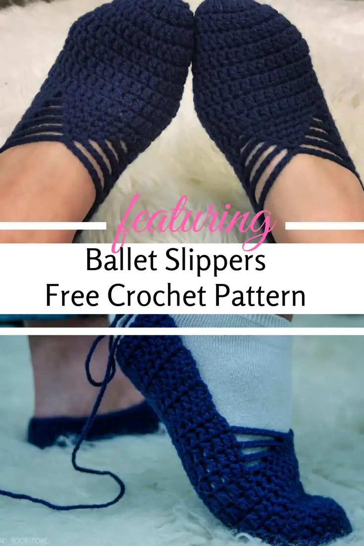 Ballet Slippers Free Crochet Pattern For Adults- Fast And Extremely Easy To Follow